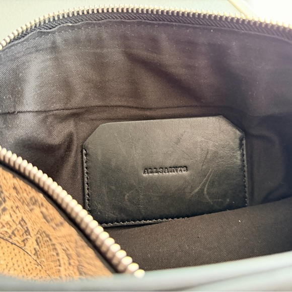 ALLSAINTS Luna Micro Snake Leather Bag - Picture 6 of 8